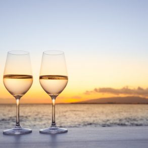 Glasses on the Beach at the Sandestin Wine Festival; Wine Festivals on 30A; South Walton Beaches Wine and Food Festival