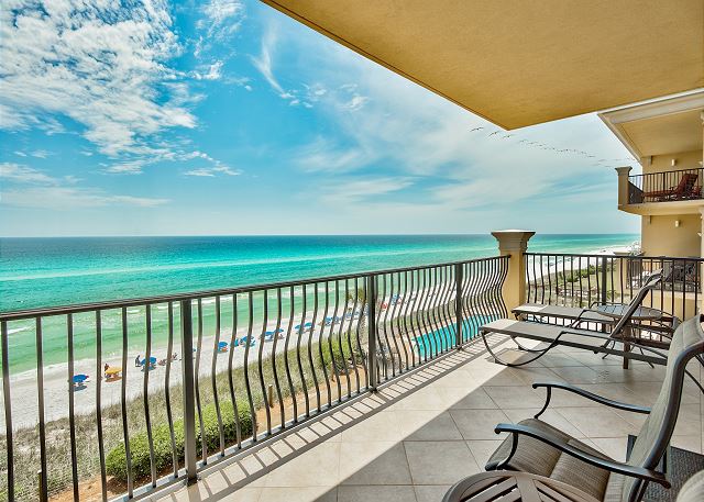 Adagio A305 balcony with chairs overlooking the ocean - Your Friend at ...