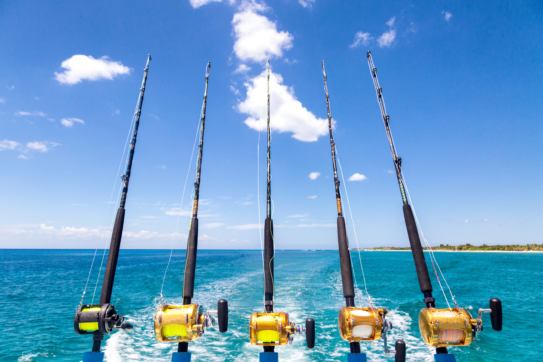 Fishing Rods on Boat