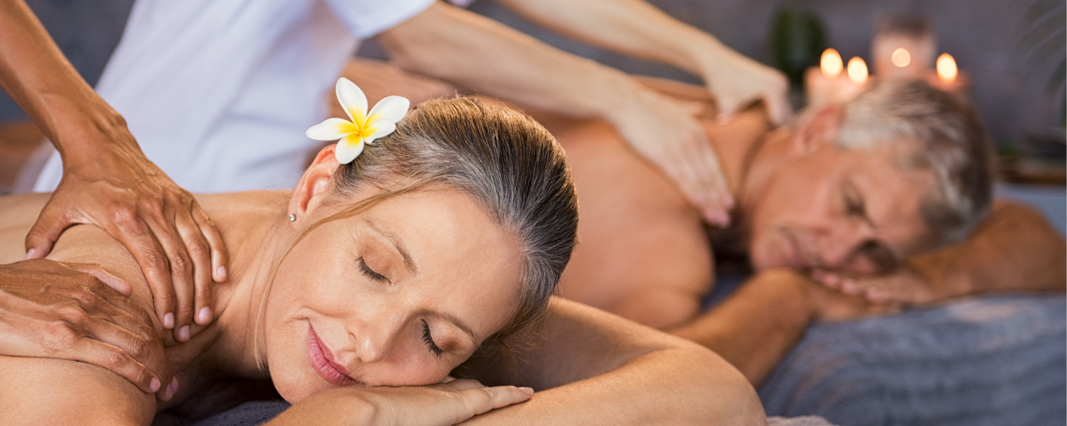 couple getting massage