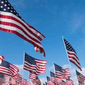 us flags