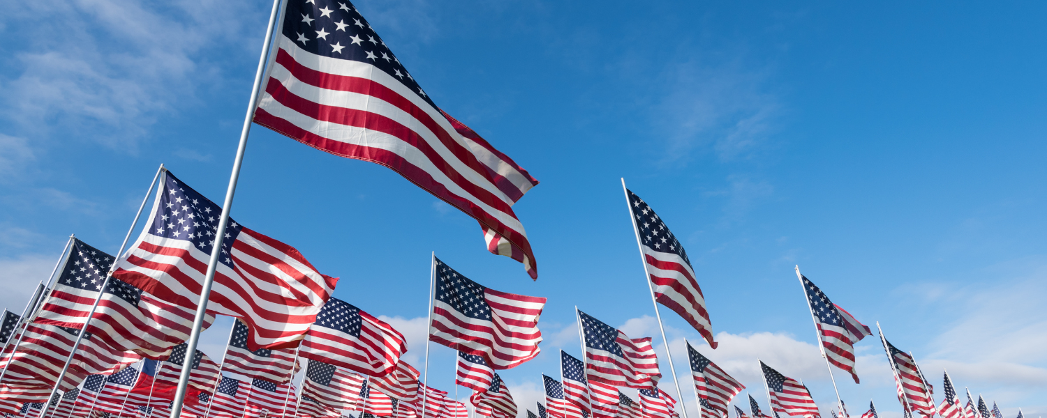 us flags