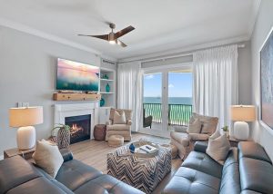 Adagio B402 vacation rental living room