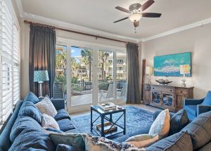View of the living room at Adagio E101 